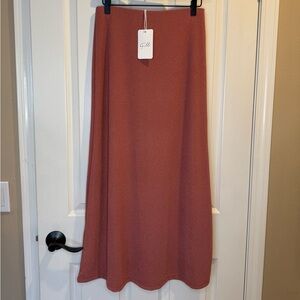 NWT Gilli Pink/Rust Maxi Skirt Size S